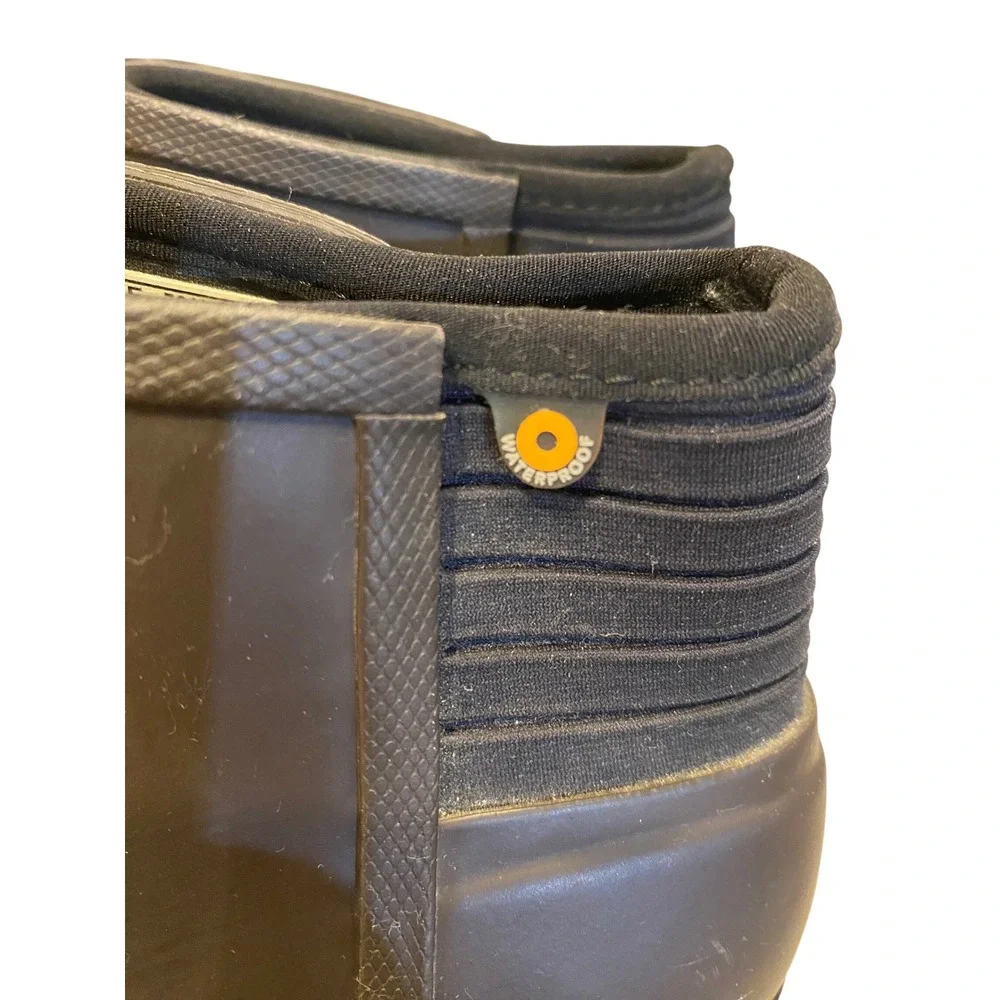 Bogs Vista Ankle Boots Brown Waterproof Rubber Rain Boots 72406-200 Womens 7